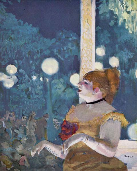 Edgar Degas The Song of the Dog France oil painting art
